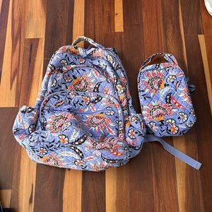 Vera Bradley mural gardens backpack + lunchbox!